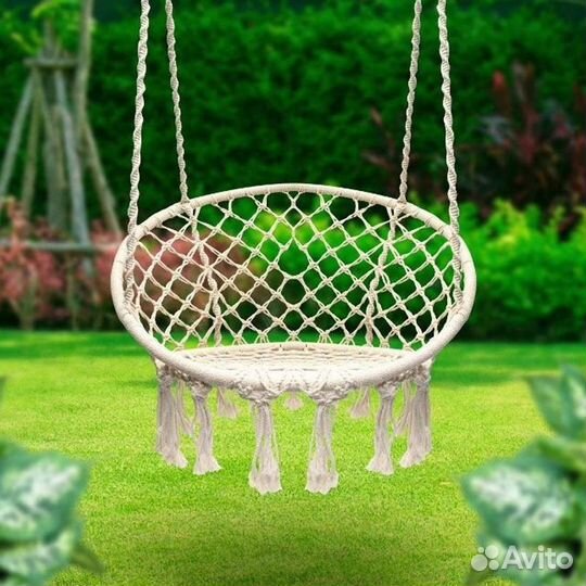 Кресло гамак, качели подвесные садовые