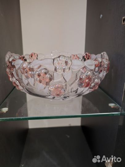 Ваза конфетница стекло