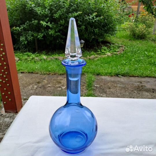 Старинный Графин Штоф Для Водки.Стекло Времен СССР