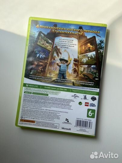 Игра для xbox 360 Lego мир юрского периода