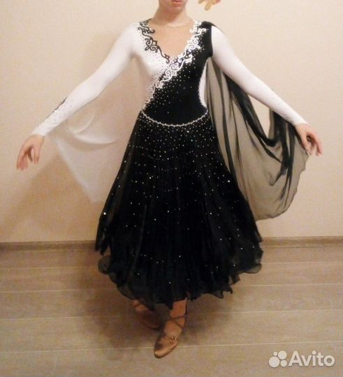 Платье для бальных танцев стандарт