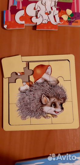 Деревянные пазлы и игры