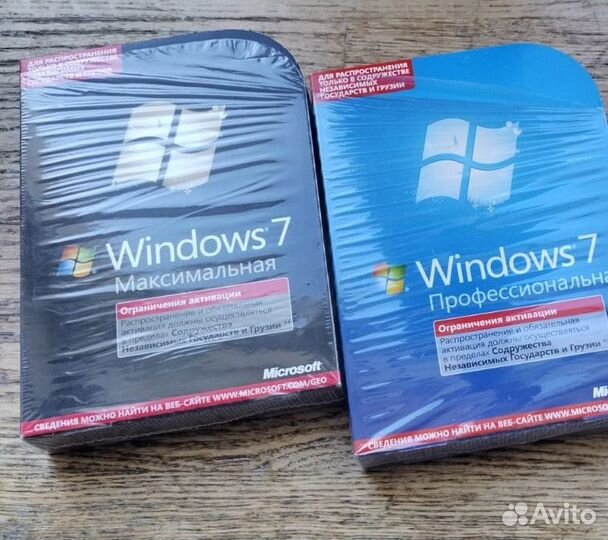 Диски и коробки от Microsoft