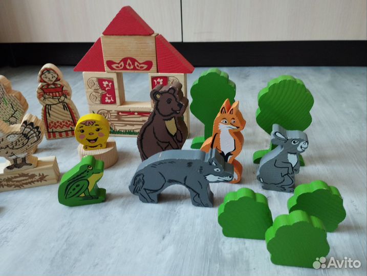 Деревянный конструктор Сказка