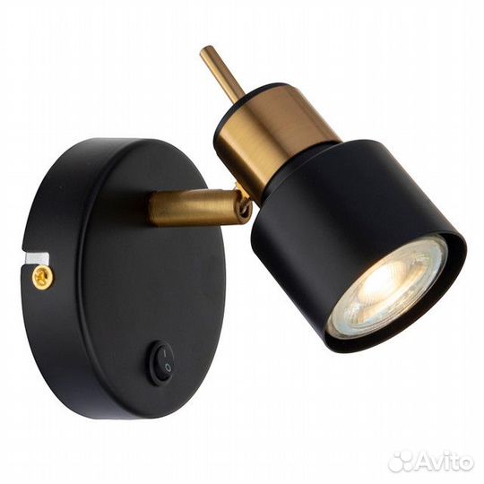 Спот arte lamp Almach GU10 1х50Вт металл черный