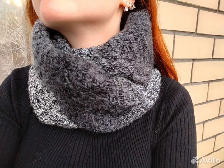 Шарф снуд ручной работы