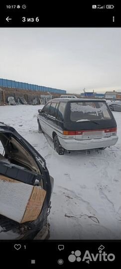 Nissan Prairie 2.0 AT, 1991, битый, 22 222 км