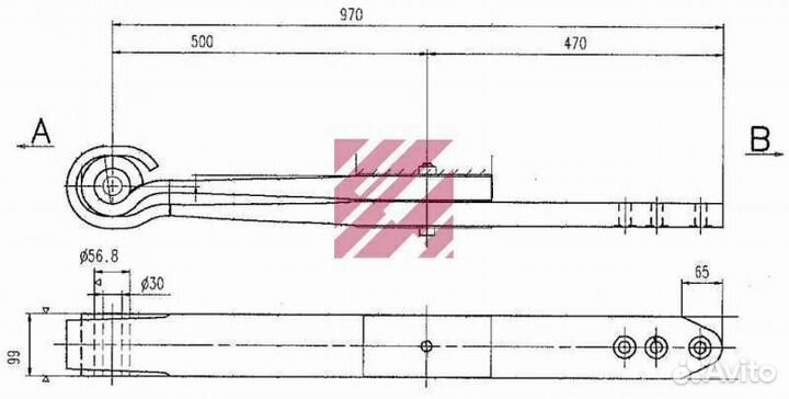 Полурессора Тонар