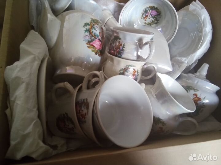 Чайно- кофейный сервиз. Не полный