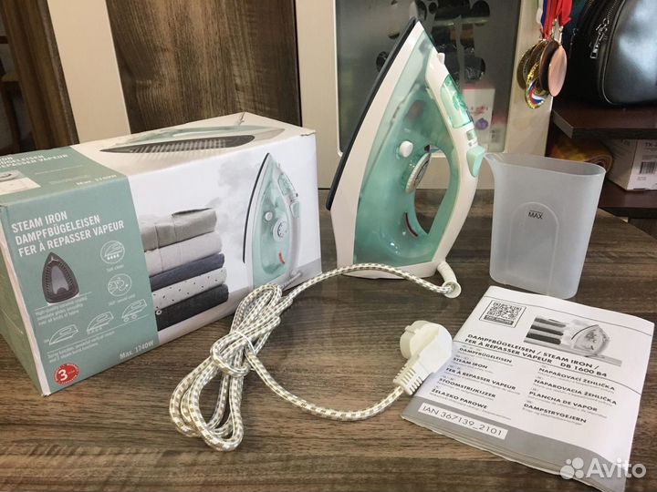 Паровой утюг новый Германия