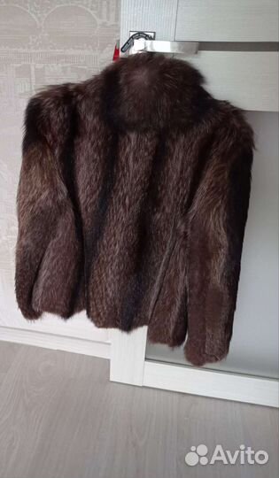 Шуба из енота