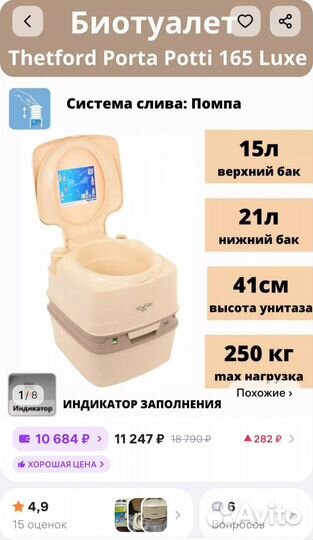 Биотуалет бу