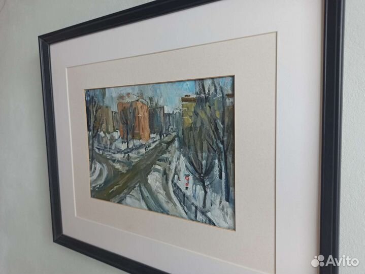 Картина городской пейзаж 