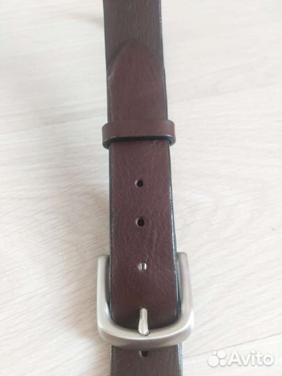 Мужской кожаный ремень ручной работы