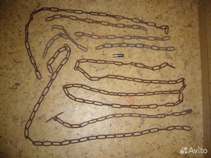 Цепь цепи старинные ржавые кованые кольца кольцо