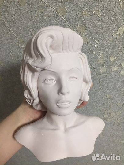 Кашпо голова бюст Мэрилин Монро