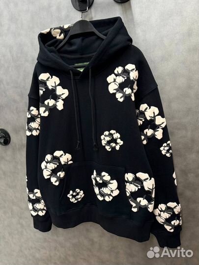 Худи denim tears oversize (тренд 2025)