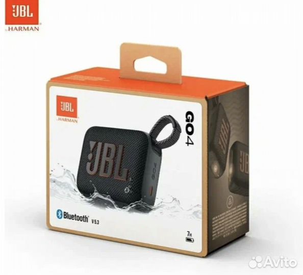 Портативная колонка JBL GO 4 Black