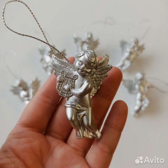 Елка искусственная с украшениями (40 см)