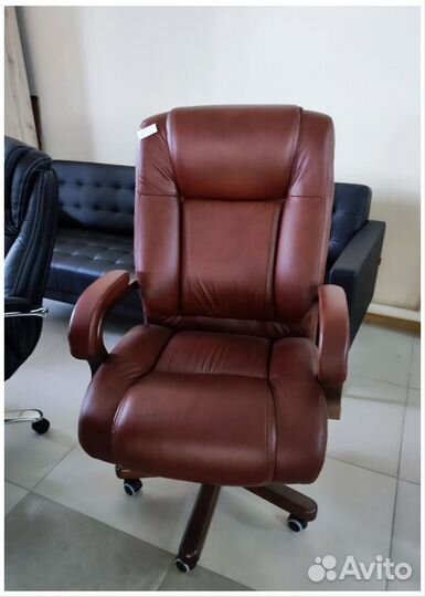 Кресло руководителя натуральная кожа