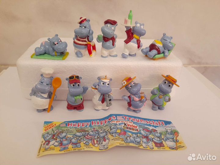 Киндер серии Бегемоты