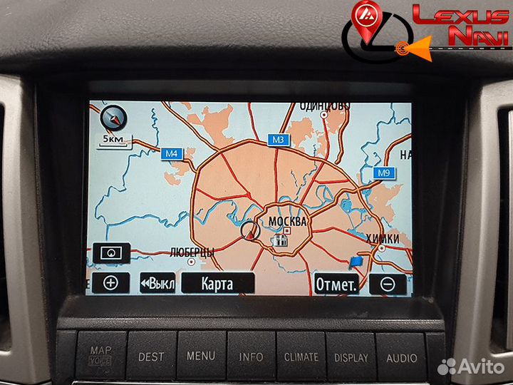 Русификация Lexus + карты навигации