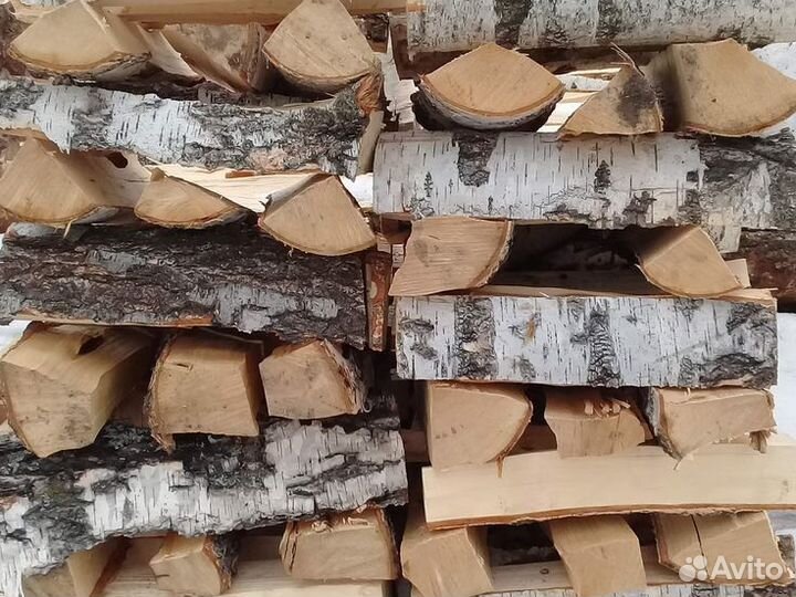 Дрова березовые колотые