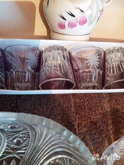 Ваза для фруктов.Хрусталь. СССР