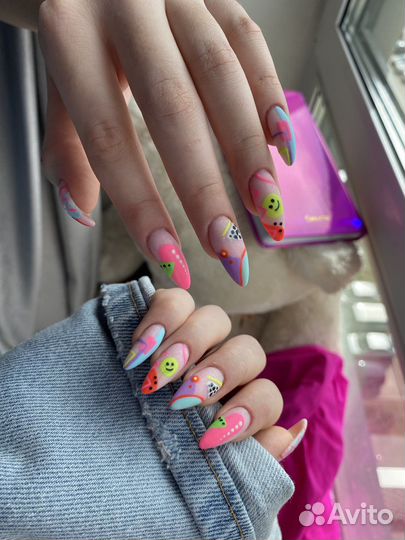 Маникюр/педикюр/наращивание/обучение