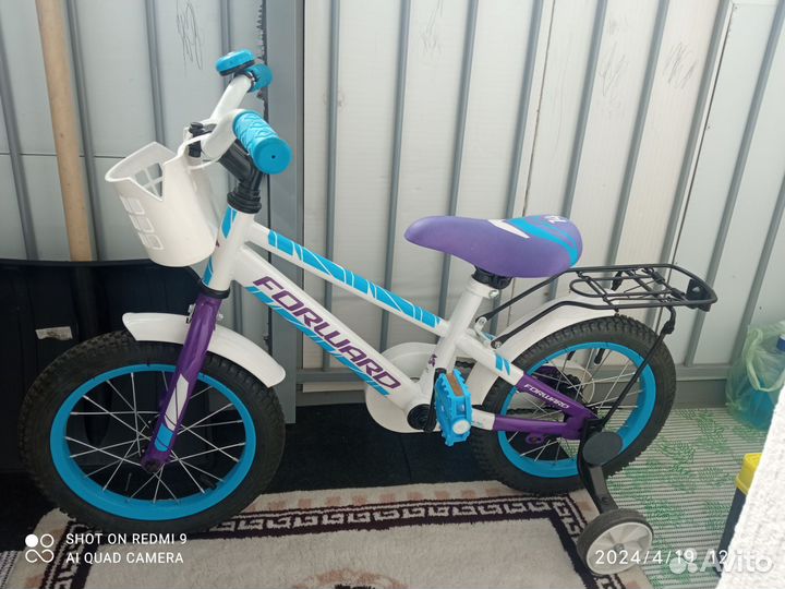 Велосипед детский от 3 лет бу в отличном состоянии