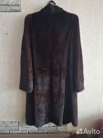 Шуба норковая длинная