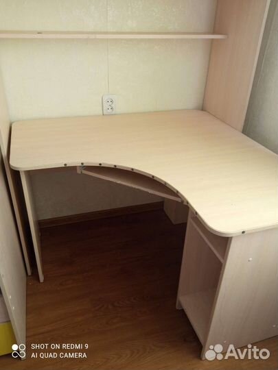Стол письменный со шкафом бу