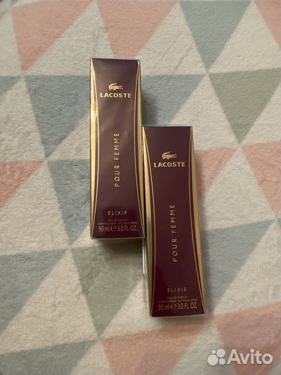 Парфюмерная вода Lacoste pour femme elexir 90ml