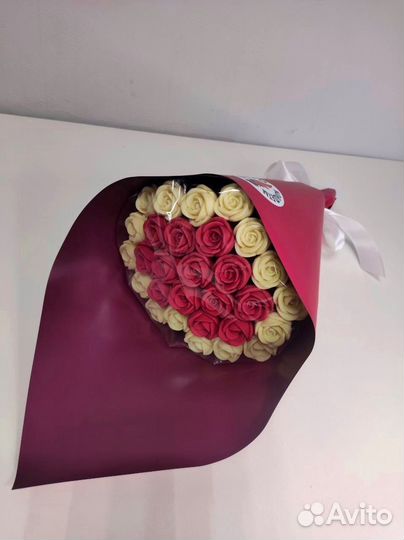 Шоколадные Розы - 29 шт в Букете
