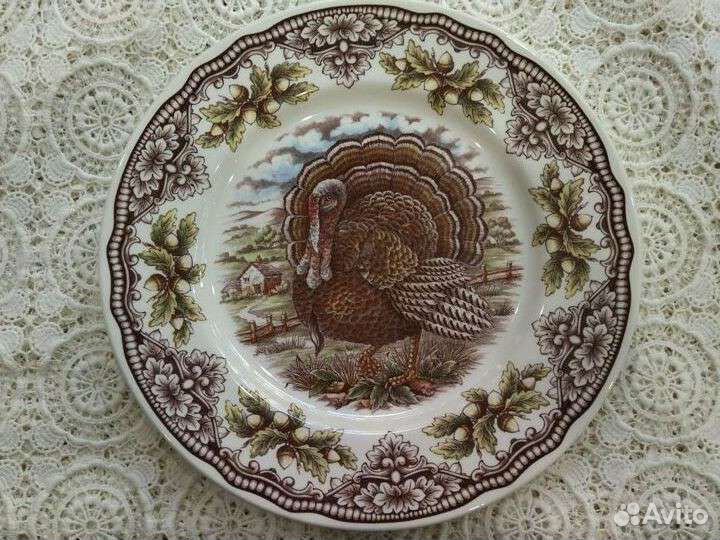 Royal Stafford Англия Блюдо фарфор Индюк