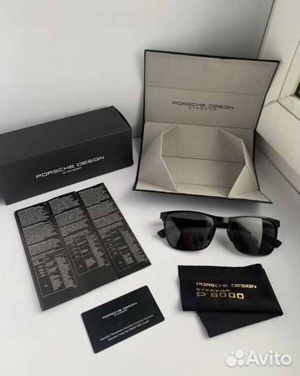 Очки porsche design polaroid черные
