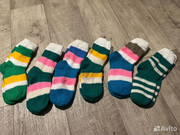 Носки шерстяные вязаные(взрослые)