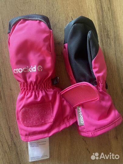 Варежки детские непромокаемые crockid