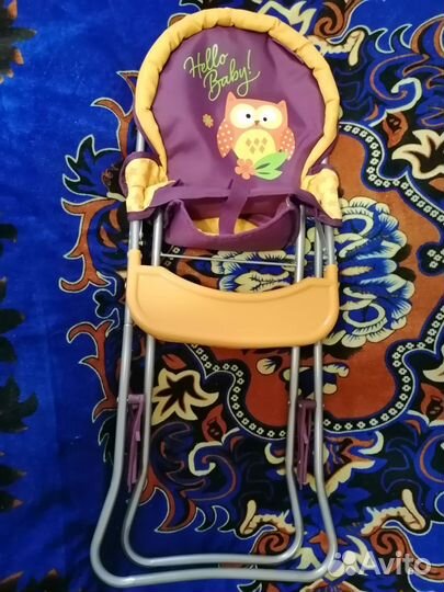 Стульчик и качели для куклы