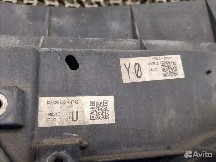 Вентилятор радиатора Toyota Auris E15, 2009