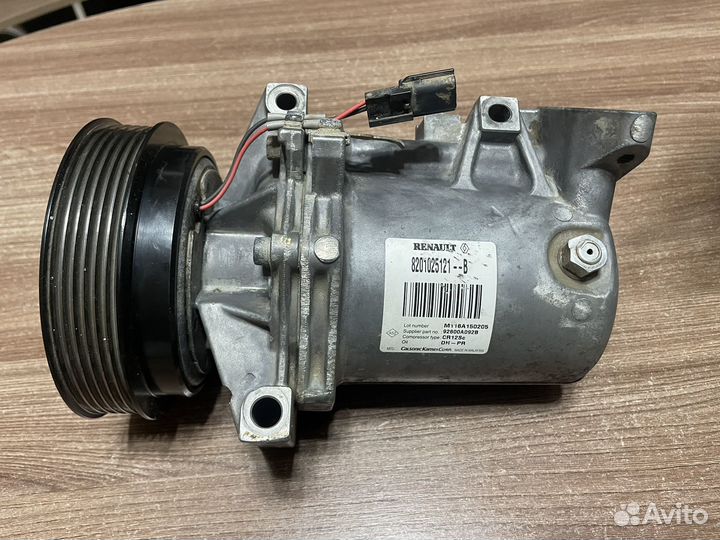 Компрессор кондиционера рено сандеро степвей2
