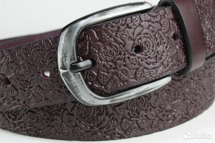 Женский кожаный ремень 35 мм