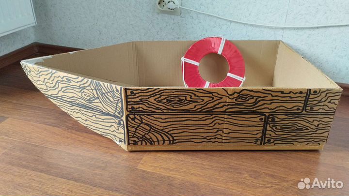 Лодка бутафорская для декораций