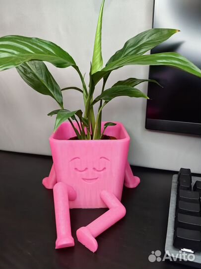 Кашпо 3d пластик #1