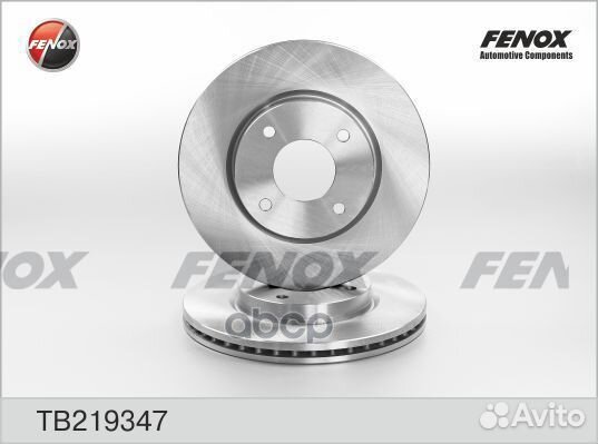 Диск тормозной перед прав/лев TB219347 fenox