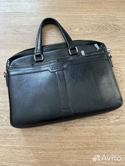Мужская кожаная сумка для ноутбука для документов