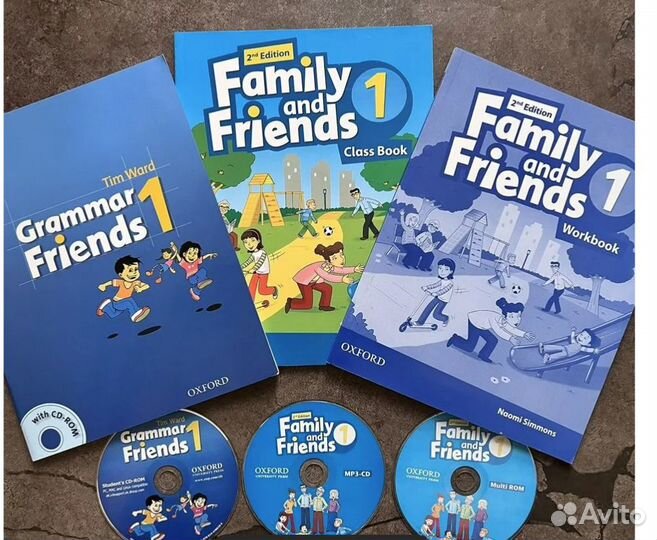 Family and friends 1,2,3,4,5,6 + Grammar Friends