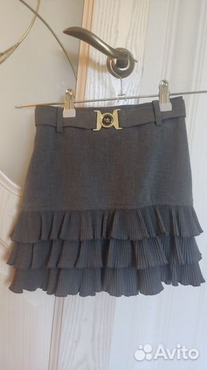 Юбка и жилет маленькая леди 128