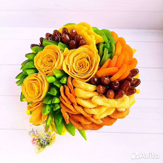 Коробочка с сухофруктами/съедобный букет