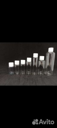 Флаконы пэт с крышкой на 10,15,20,30,50,60,100 мл